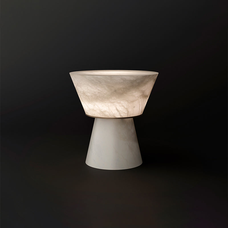 Franta Modern  Alabaster Living Room Table Lamp table lamp Luster Gaze