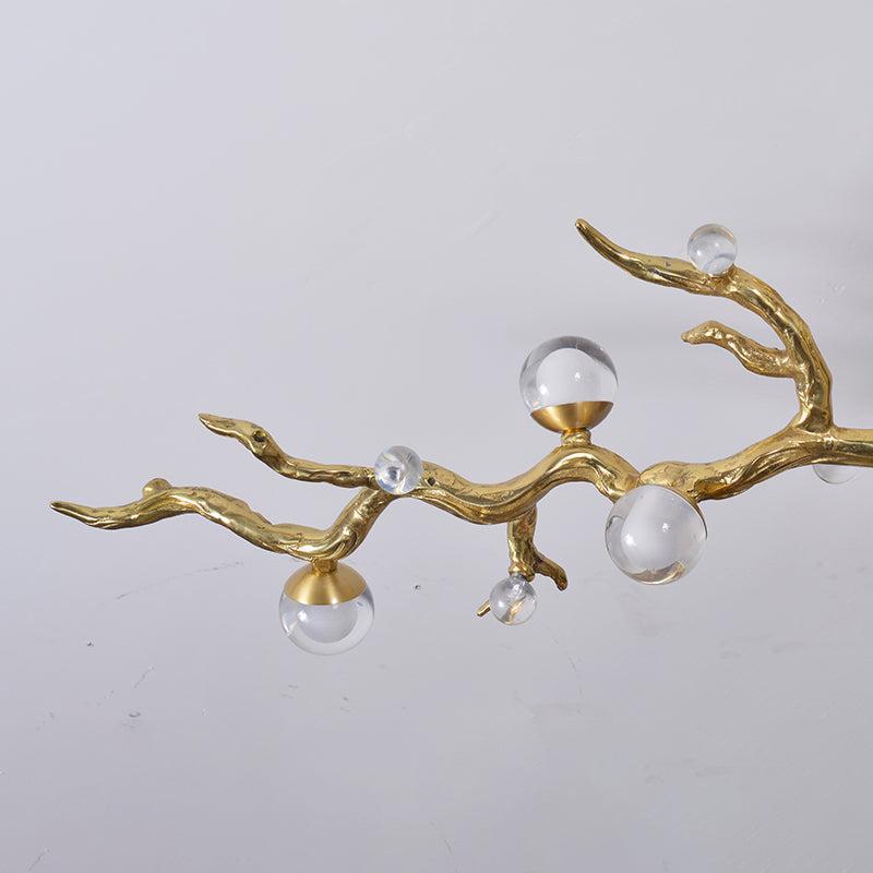 Luster Gaze Veridian Branch Linear Semi Flush Chandelier - Background Shot