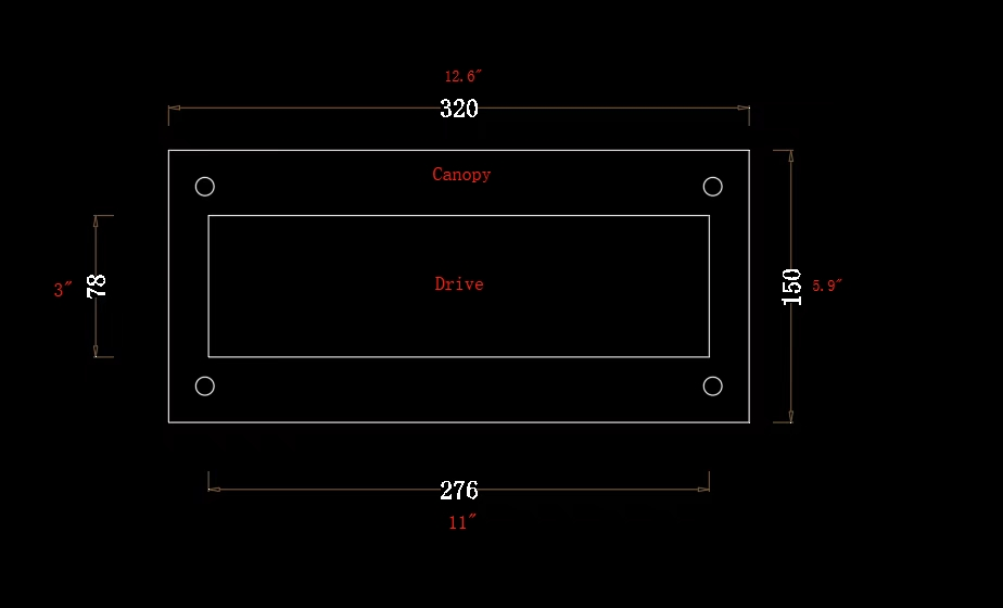 Peron Rectangular Chandelier Custom 60" x 36" x 24"