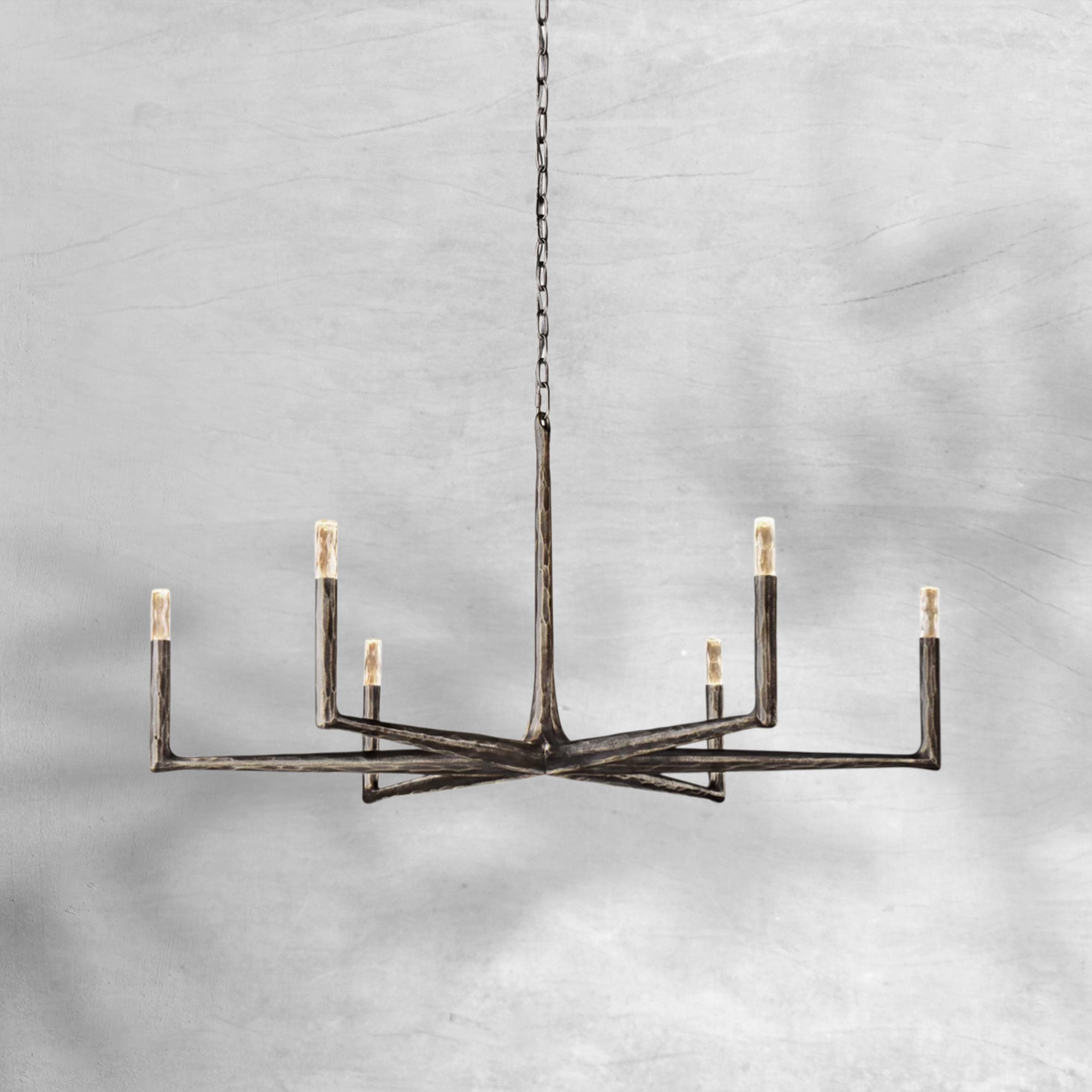 Thalen Forged Round Chandelier