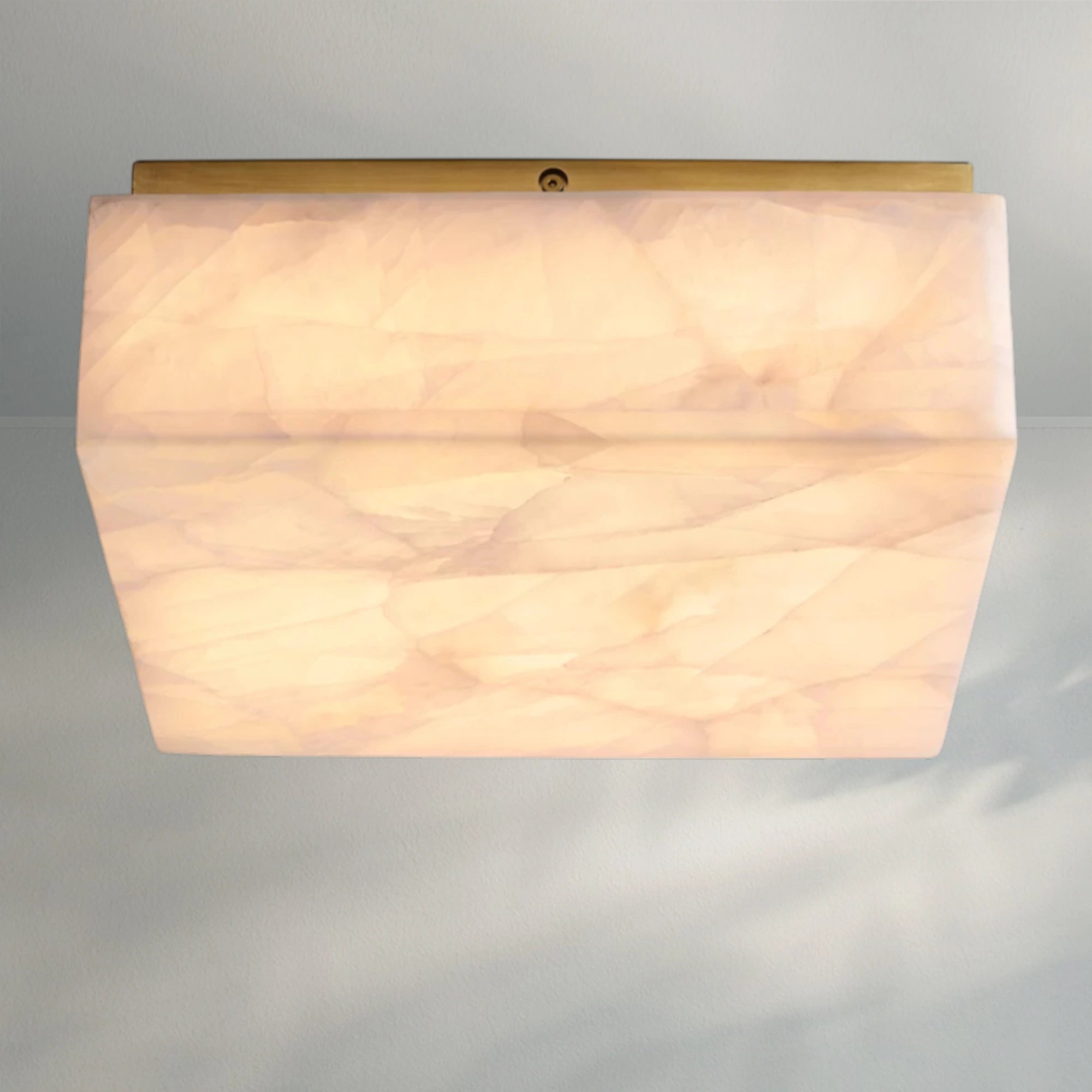 Rivaga Calcite Square Flushmount