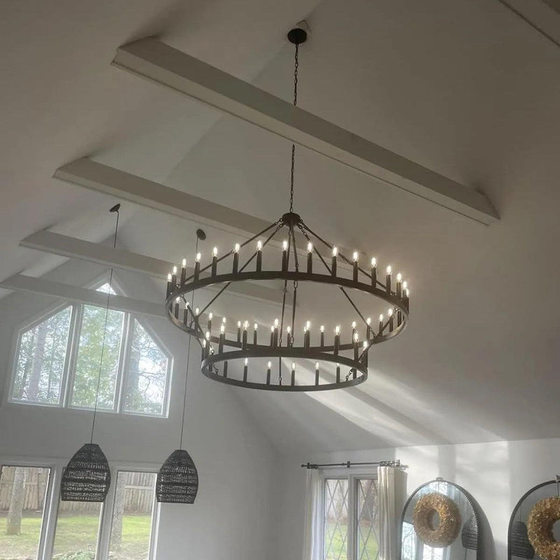 Camins Vintage Filament 2-Tier Chandelier
