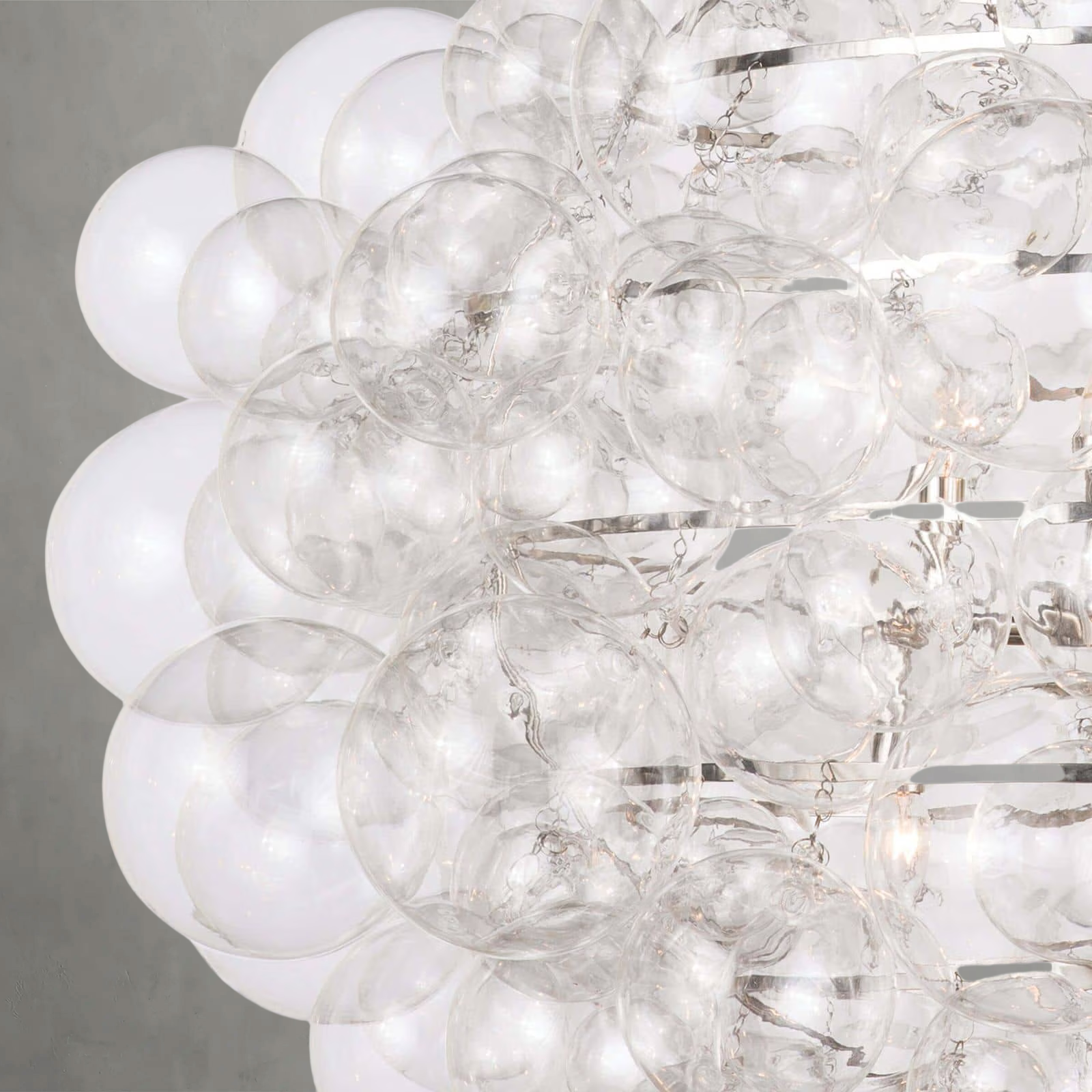 Luster Gaze Nimbus Bloom Glass Chandelier - Background Shot