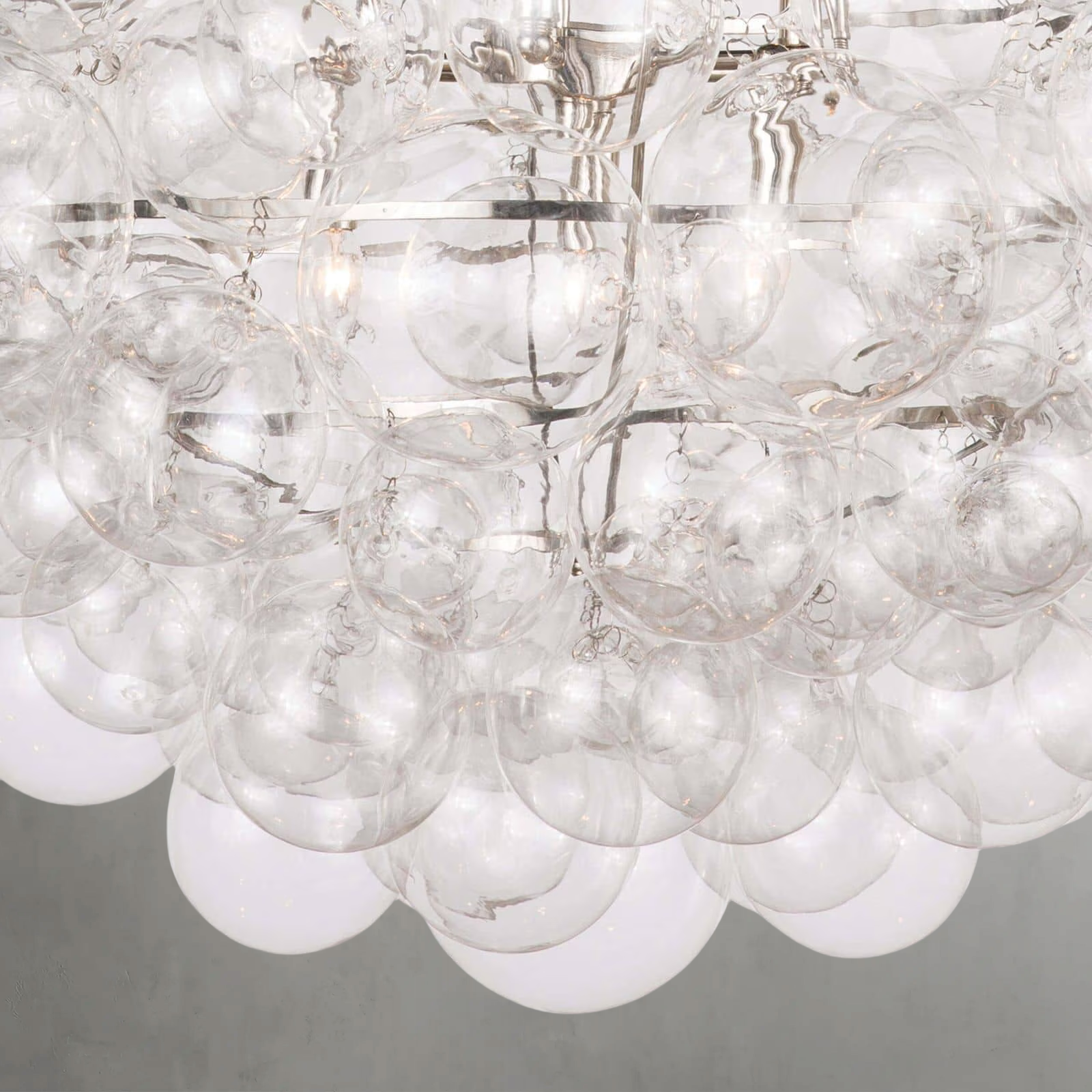 Luster Gaze Nimbus Bloom Glass Chandelier - Background Shot