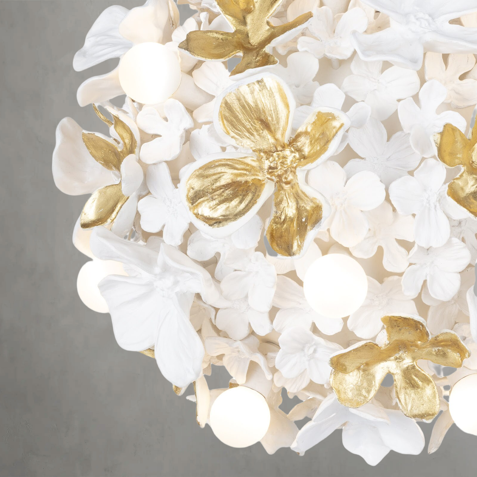 Luster Gaze Floral Bloom Resin Chandelier - Background Shot