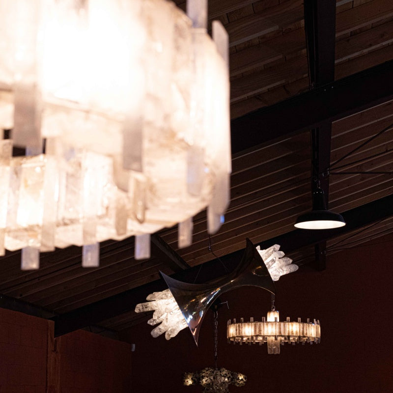 Luster Gaze Cosmic Cascade Chandelier - Background Shot