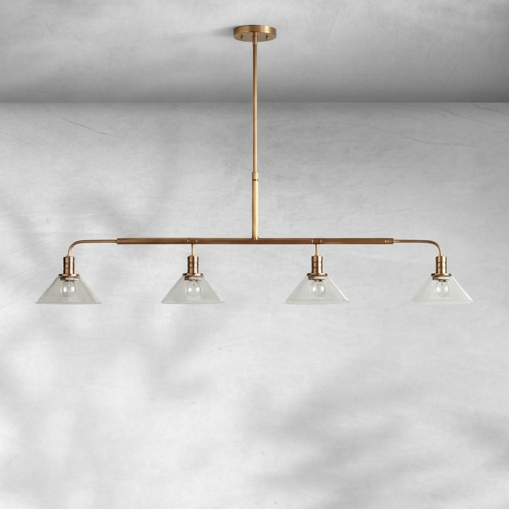 Luster Gaze Theron Linear Chandelier 50"60" - Background Shot