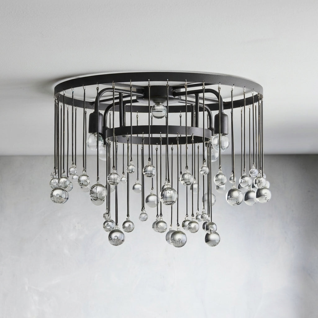 Luster Gaze Radiant Orb 4-Light Flushmount - Studio Shot