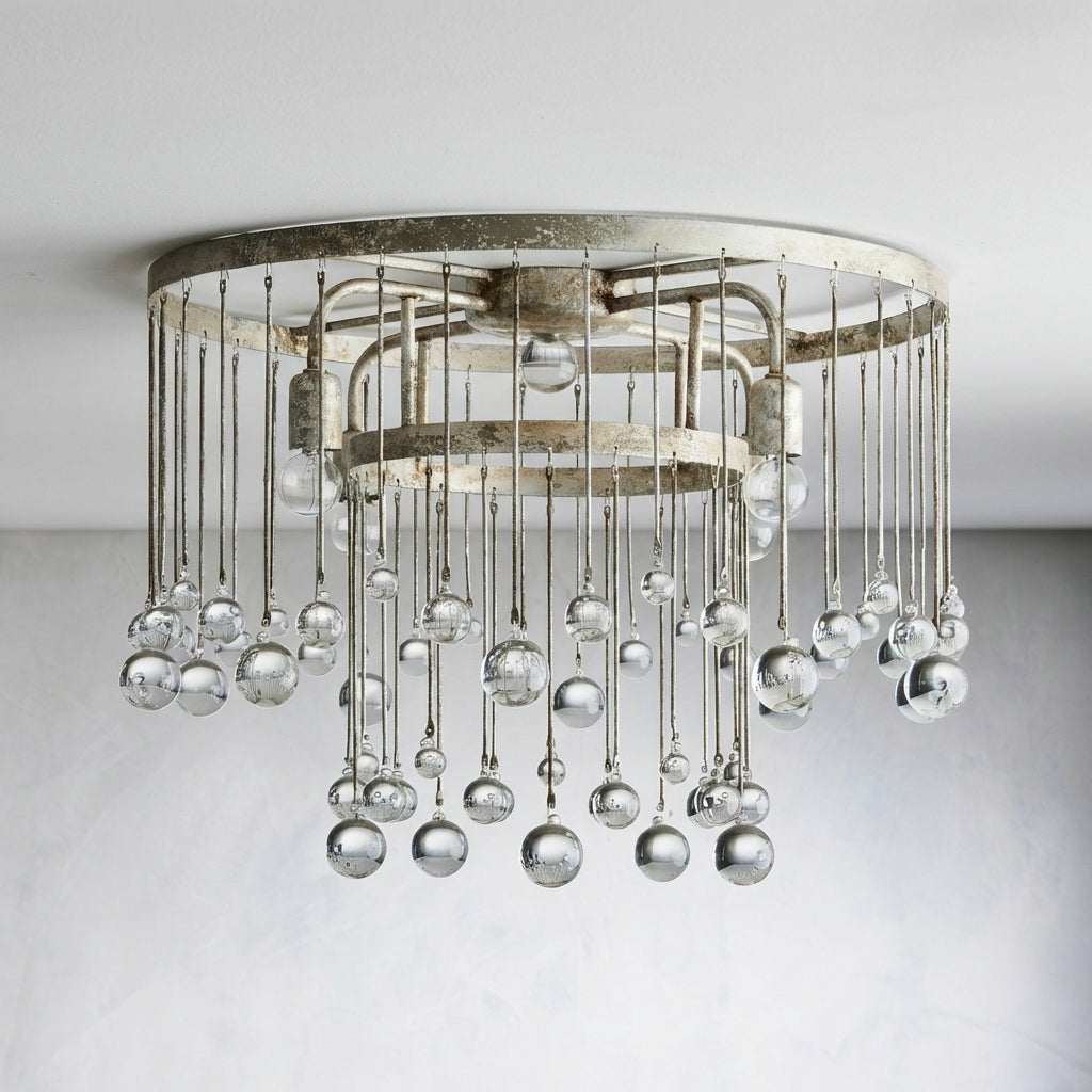 Luster Gaze Radiant Orb 4-Light Flushmount - Studio Shot