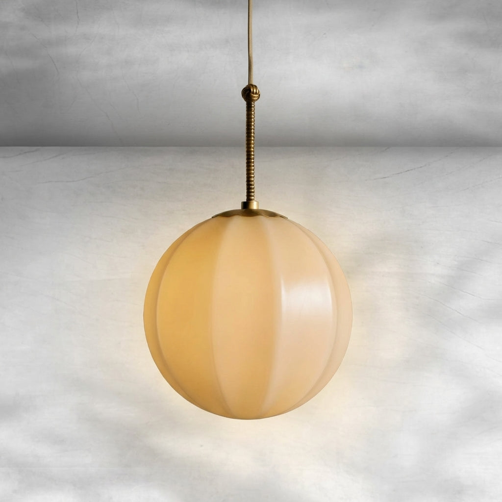 Luster Gaze Heritage Glow Paneled Pendant - Background Shot
