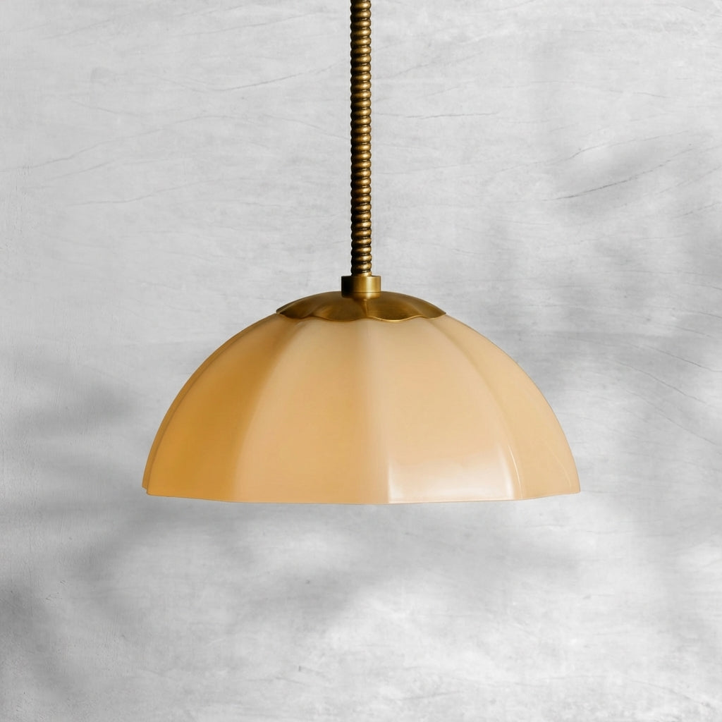 Luster Gaze Heritage Glow Paneled Pendant - Background Shot