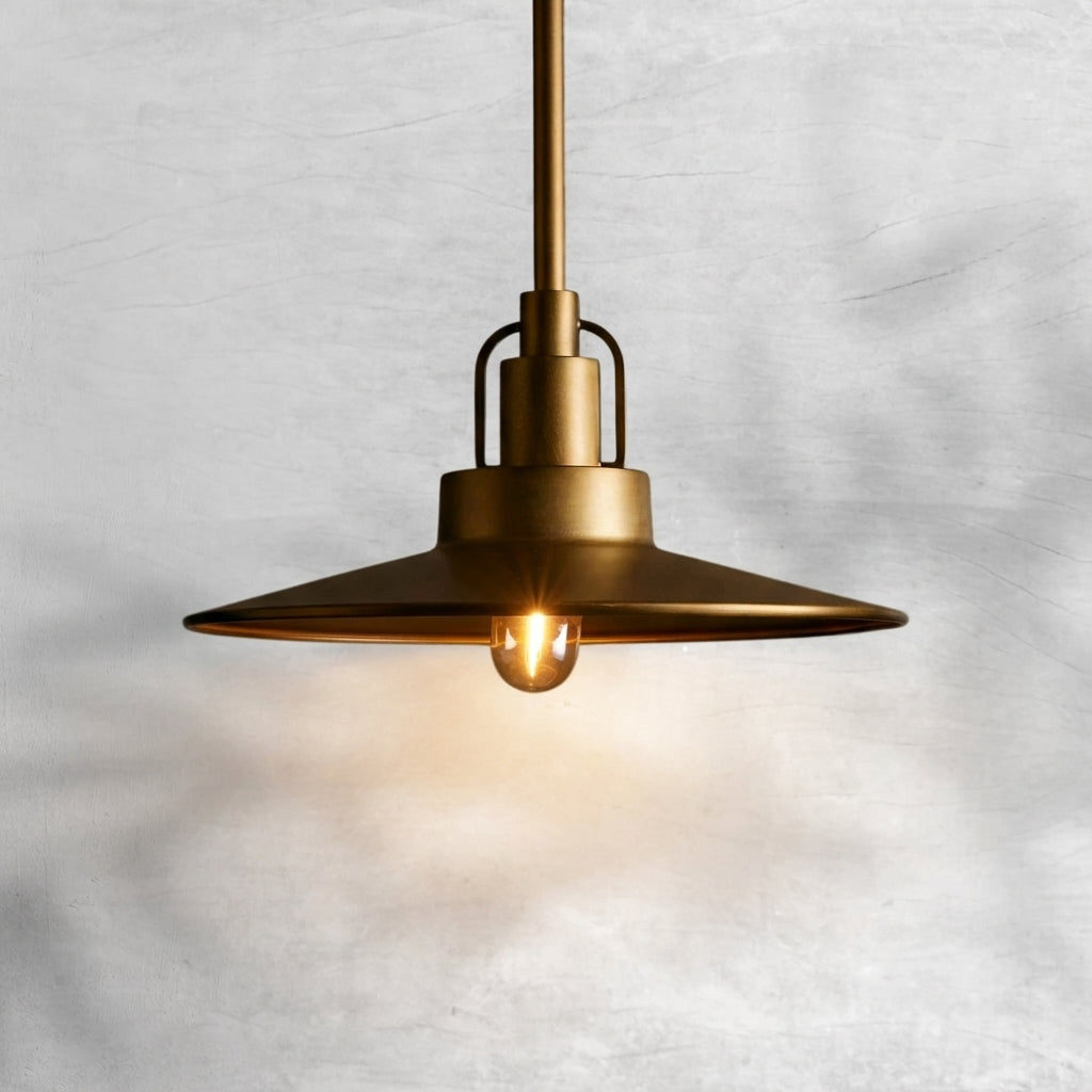 Luster Gaze Aura Disc Pendant - Background Shot