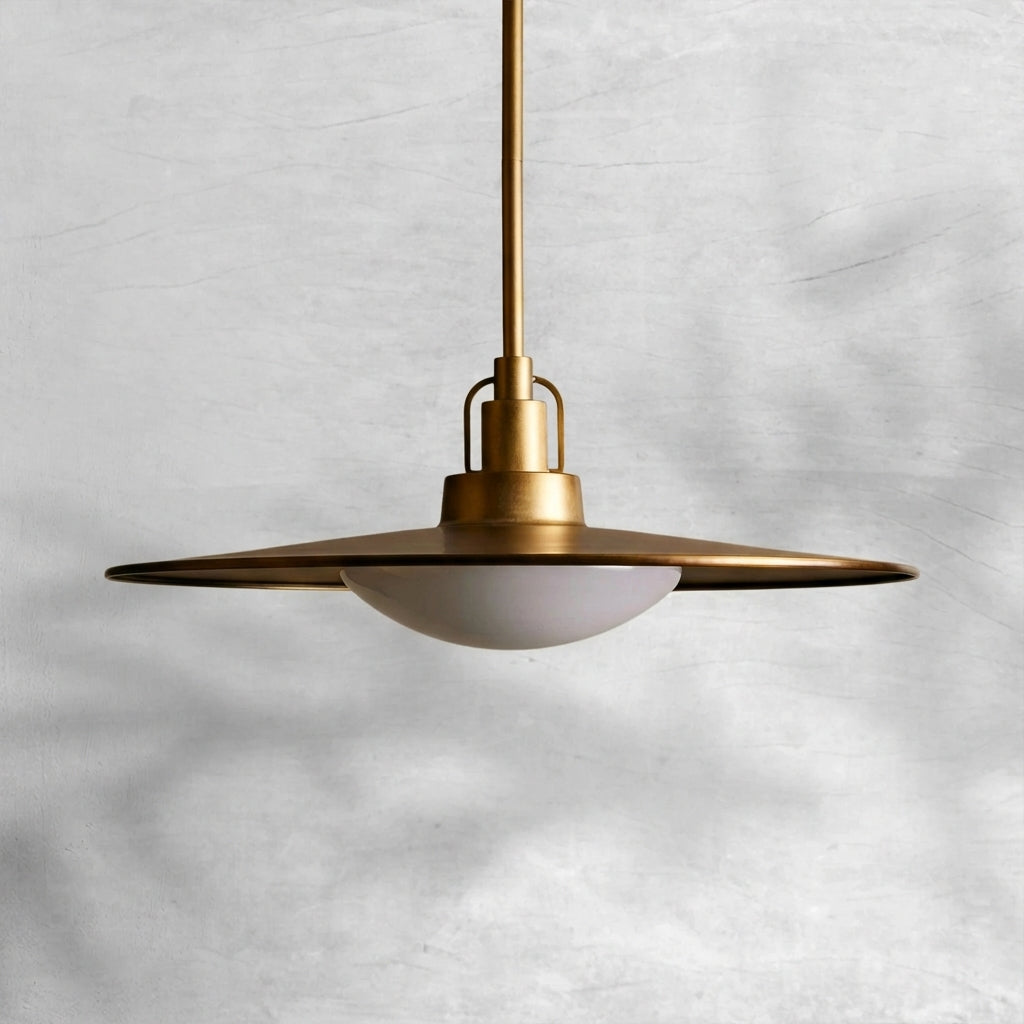 Luster Gaze Aura Disc Pendant - Background Shot