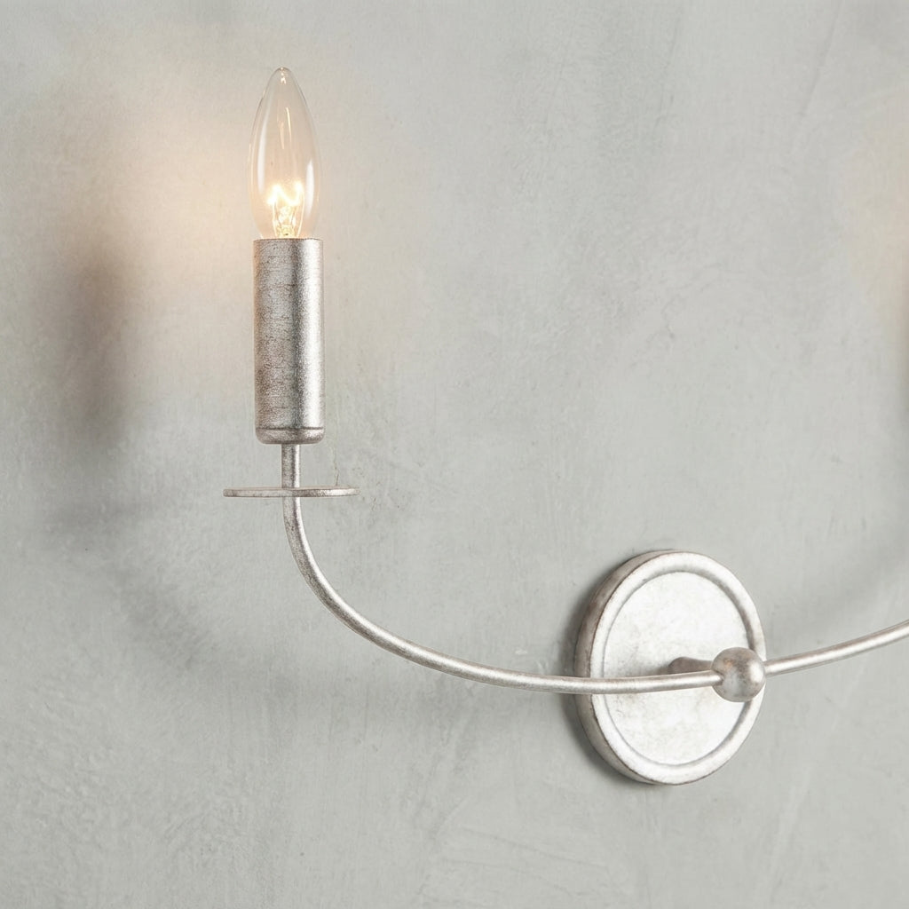 Luster Gaze Veridian Leaf 2-Light Wall Sconce - Background Shot