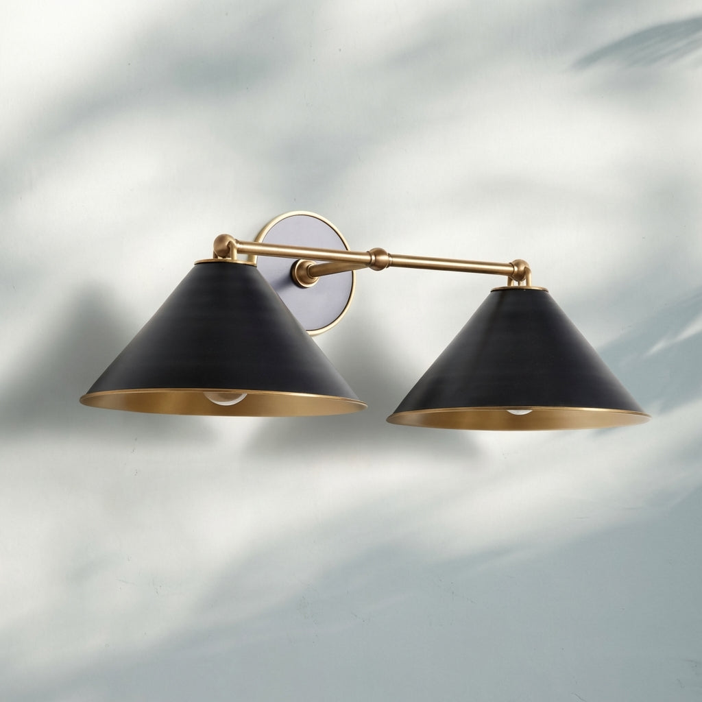 Luster Gaze Dual Radiance Wall Sconce - Studio Shot