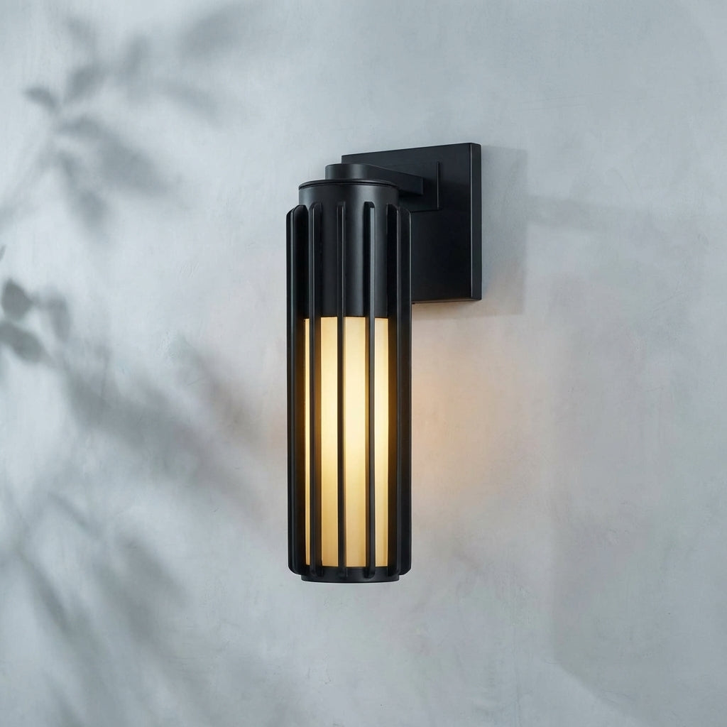 Luster Gaze Gabbia Outdoor Sconce - Studio Shot