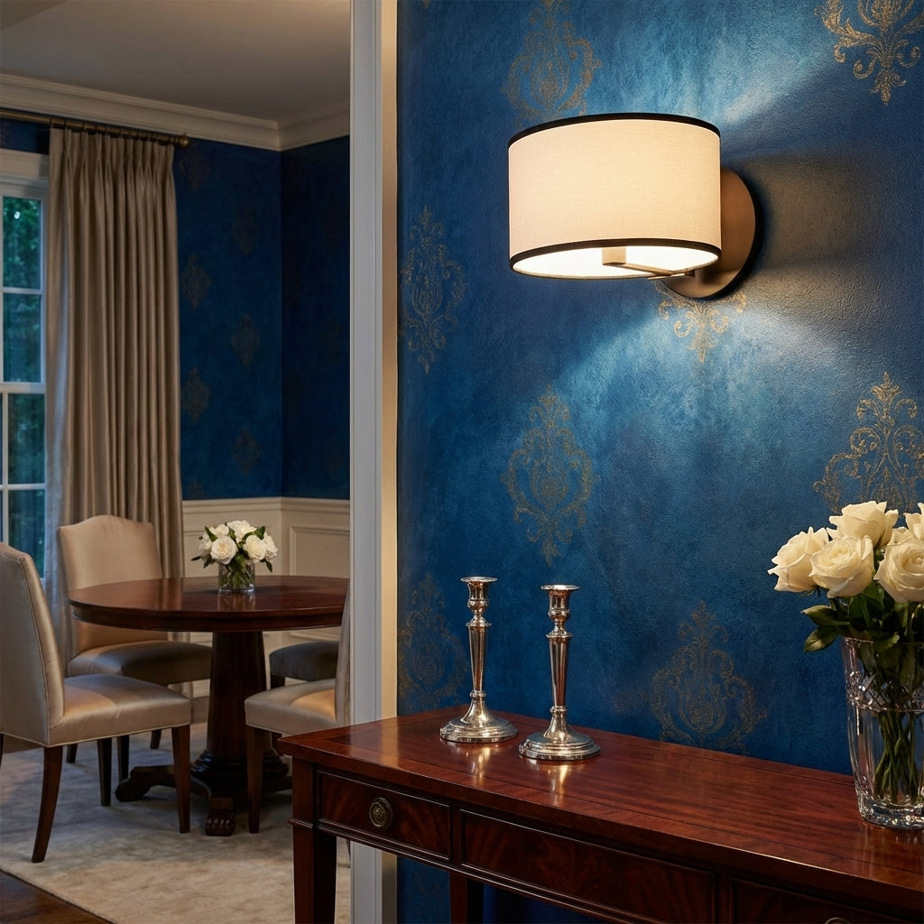 Luster Gaze Aura Beam Adjustable Sconce - Scene