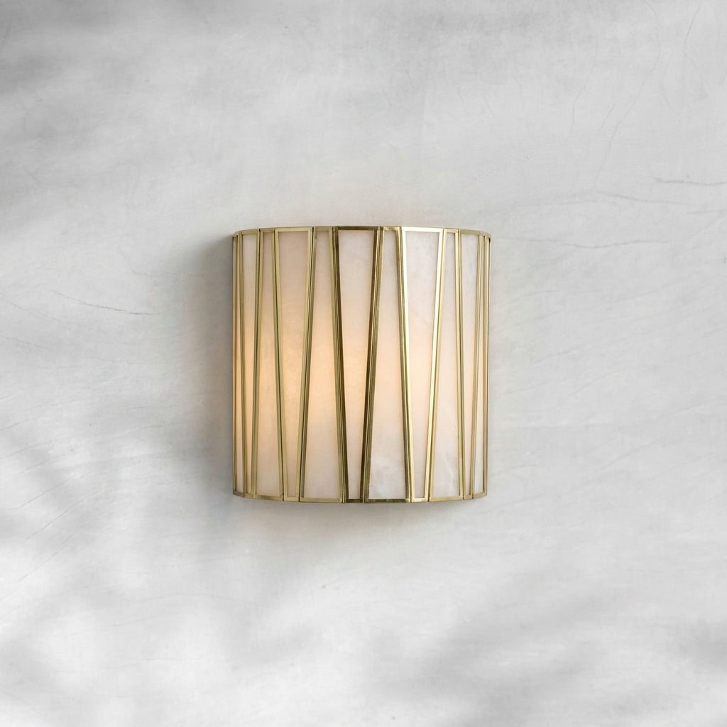Luster Gaze Veridian Bloom Wall Sconce - Background Shot