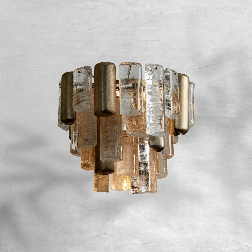 Luster Gaze Sculpted Radiance Wall Sconce - Background Shot