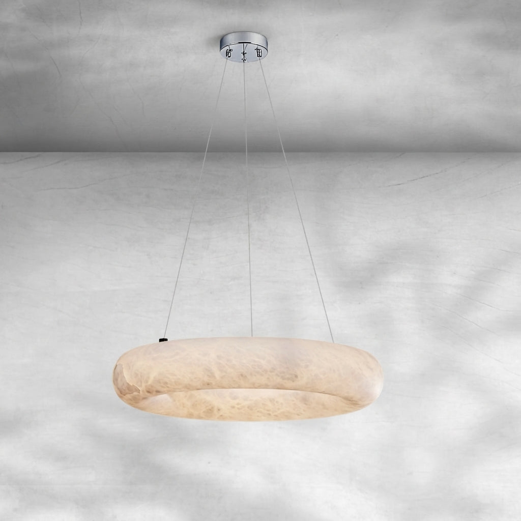 Luster Gaze Aura Grandeur Round Chandelier - Background Shot