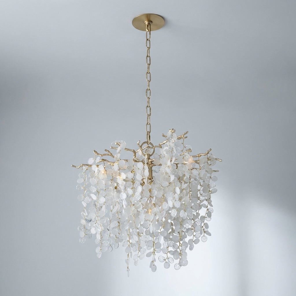 Luster Gaze Shiro Crystal Chandelier - Studio Shot
