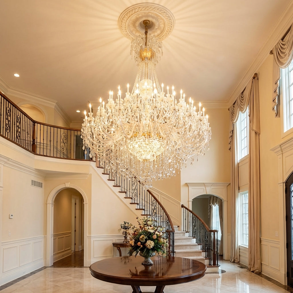 Luster Gaze Grand Palazzo Crystal Candle Chandelier - Studio Shot