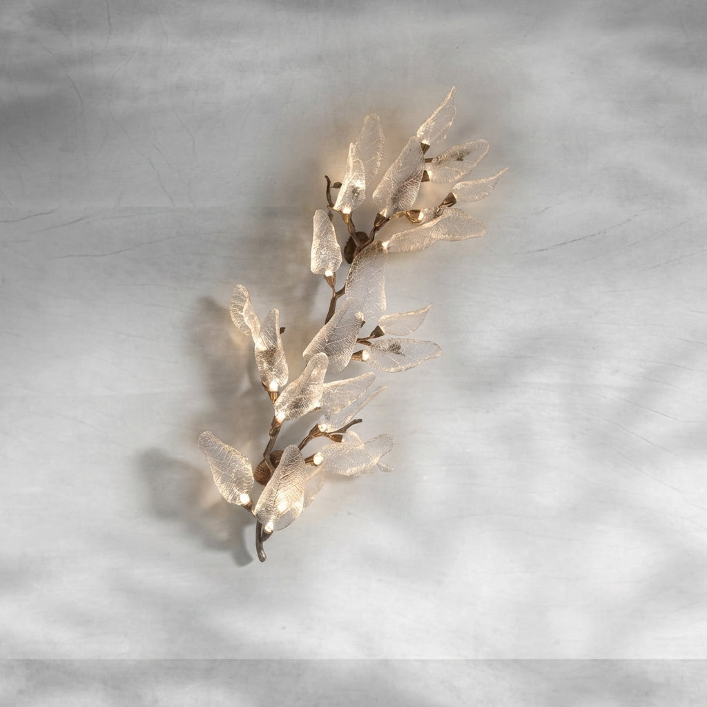 Luster Gaze Veridian Bloom Resin Chandelier - Background Shot