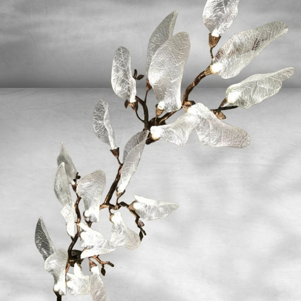 Luster Gaze Veridian Bloom Resin Chandelier - Background Shot
