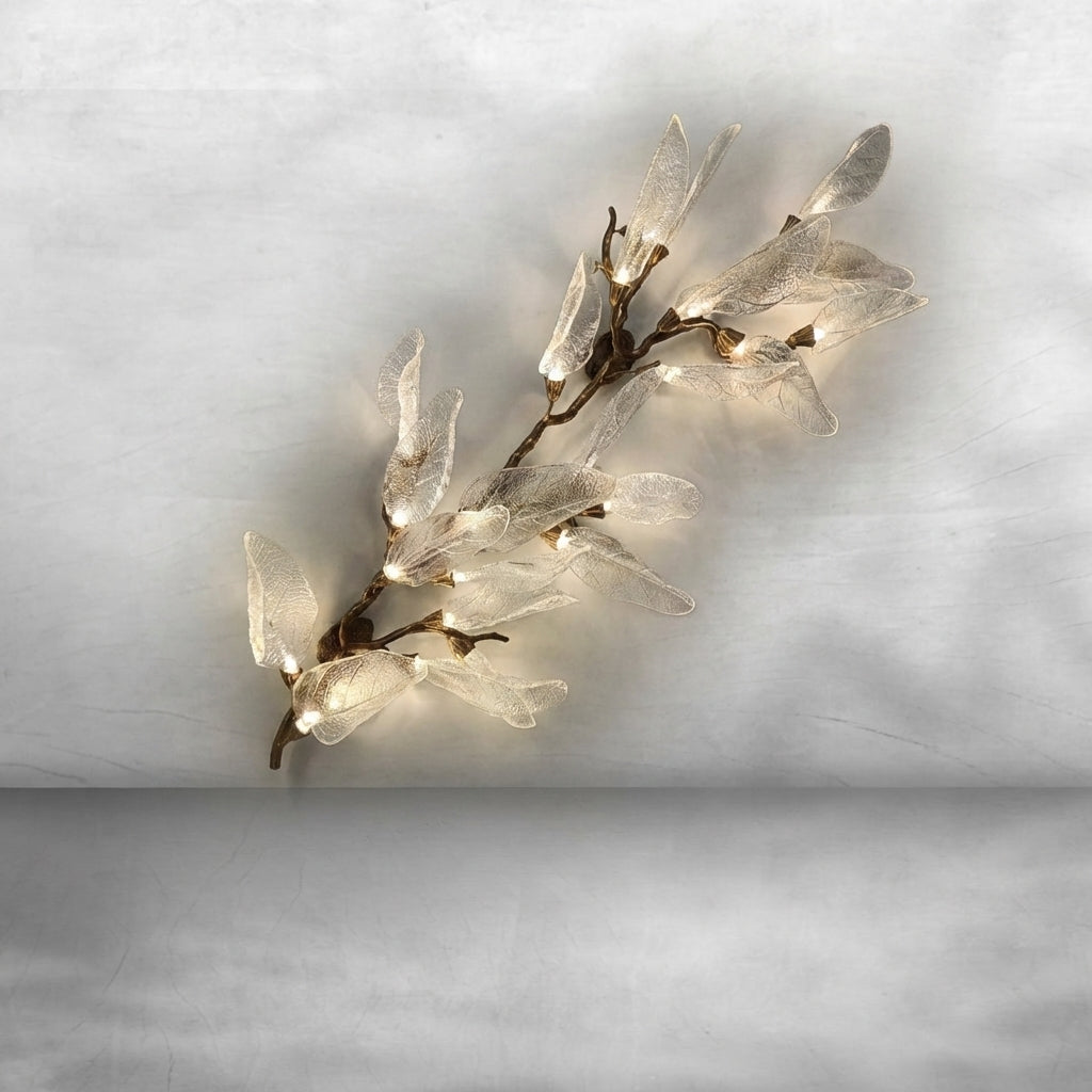 Luster Gaze Veridian Bloom Resin Chandelier - Background Shot