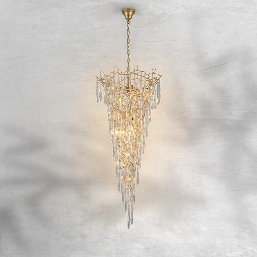 Luster Gaze Verdant Cascade Branch Chandelier - Background Shot