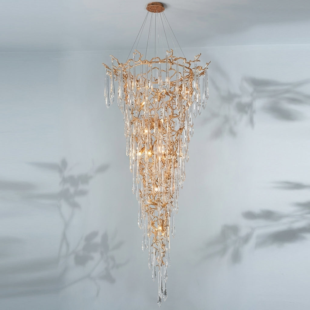 Luster Gaze Verdant Cascade Branch Chandelier - Studio Shot