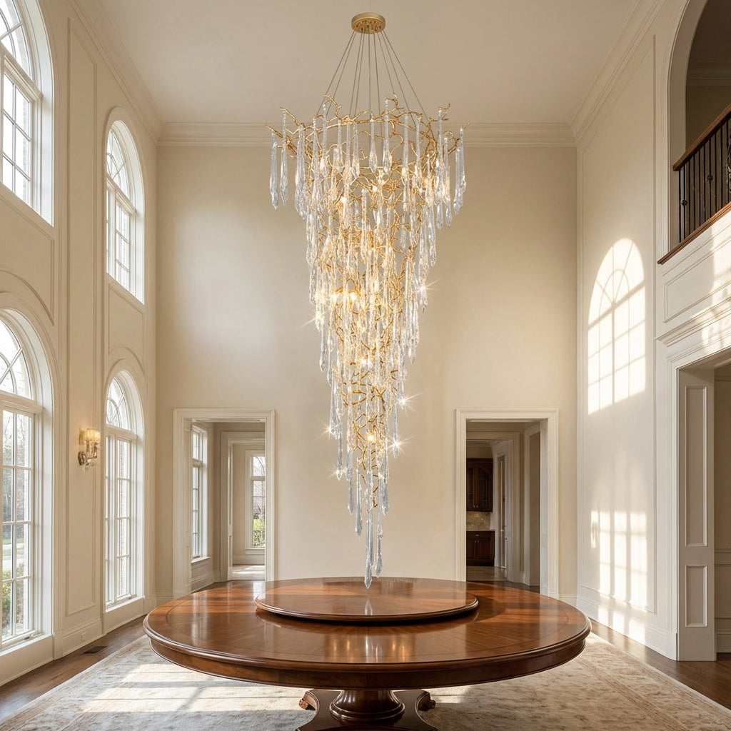 Luster Gaze Verdant Cascade Branch Chandelier - Studio Shot