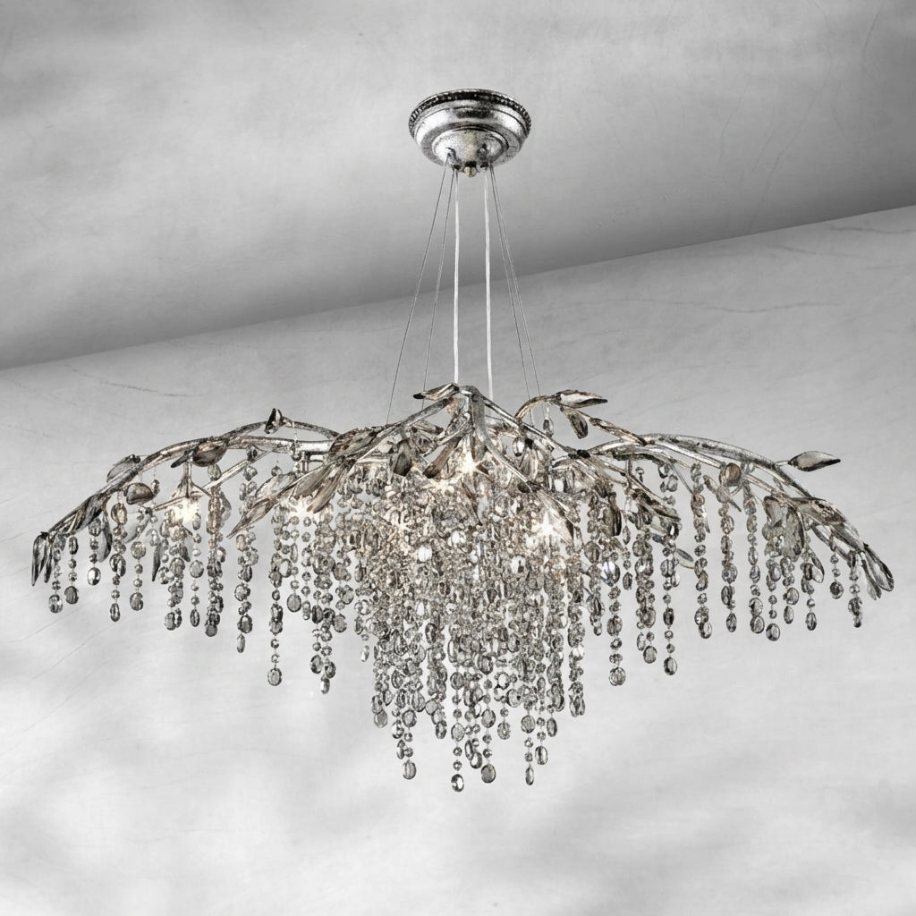 Luster Gaze Verdant Canopy Crystal Branch Chandelier - Background Shot