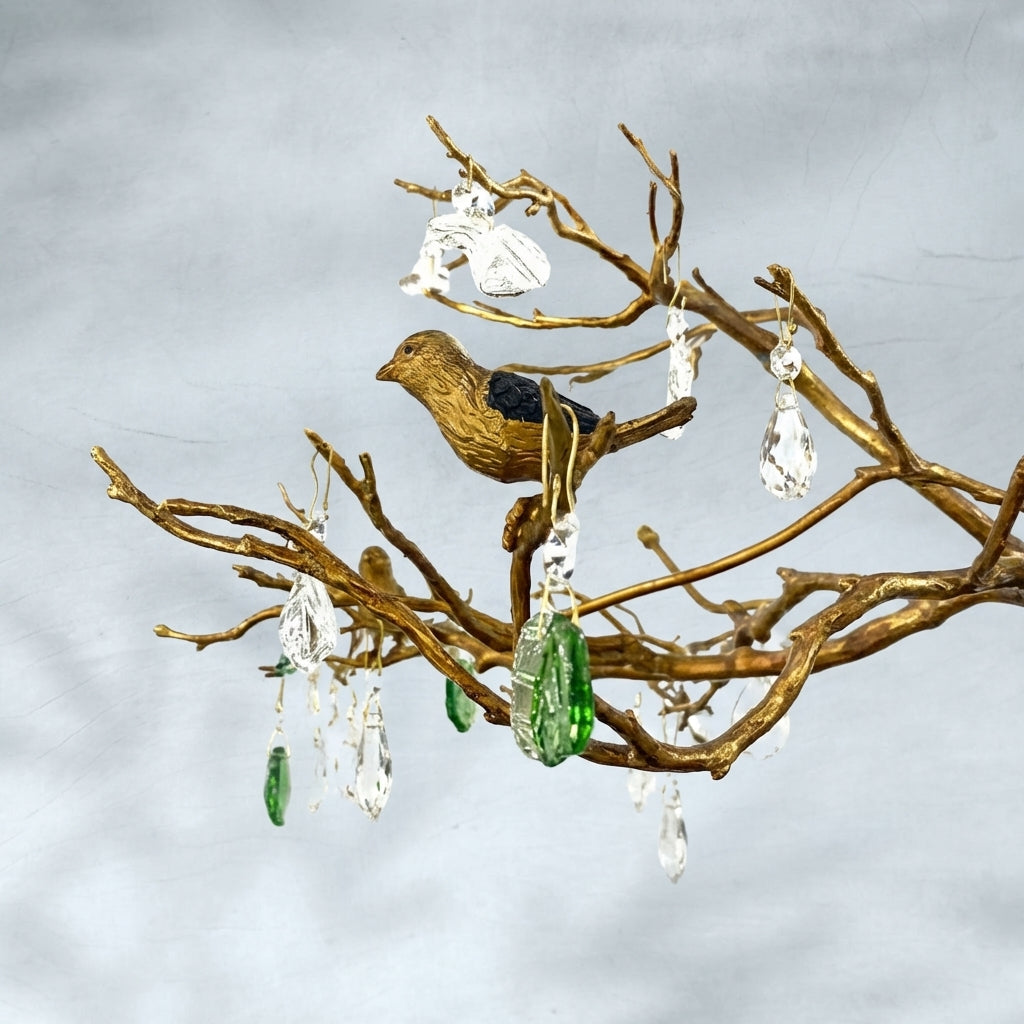 Luster Gaze Verdant Canopy Colored Glaze Chandelier - Background Shot