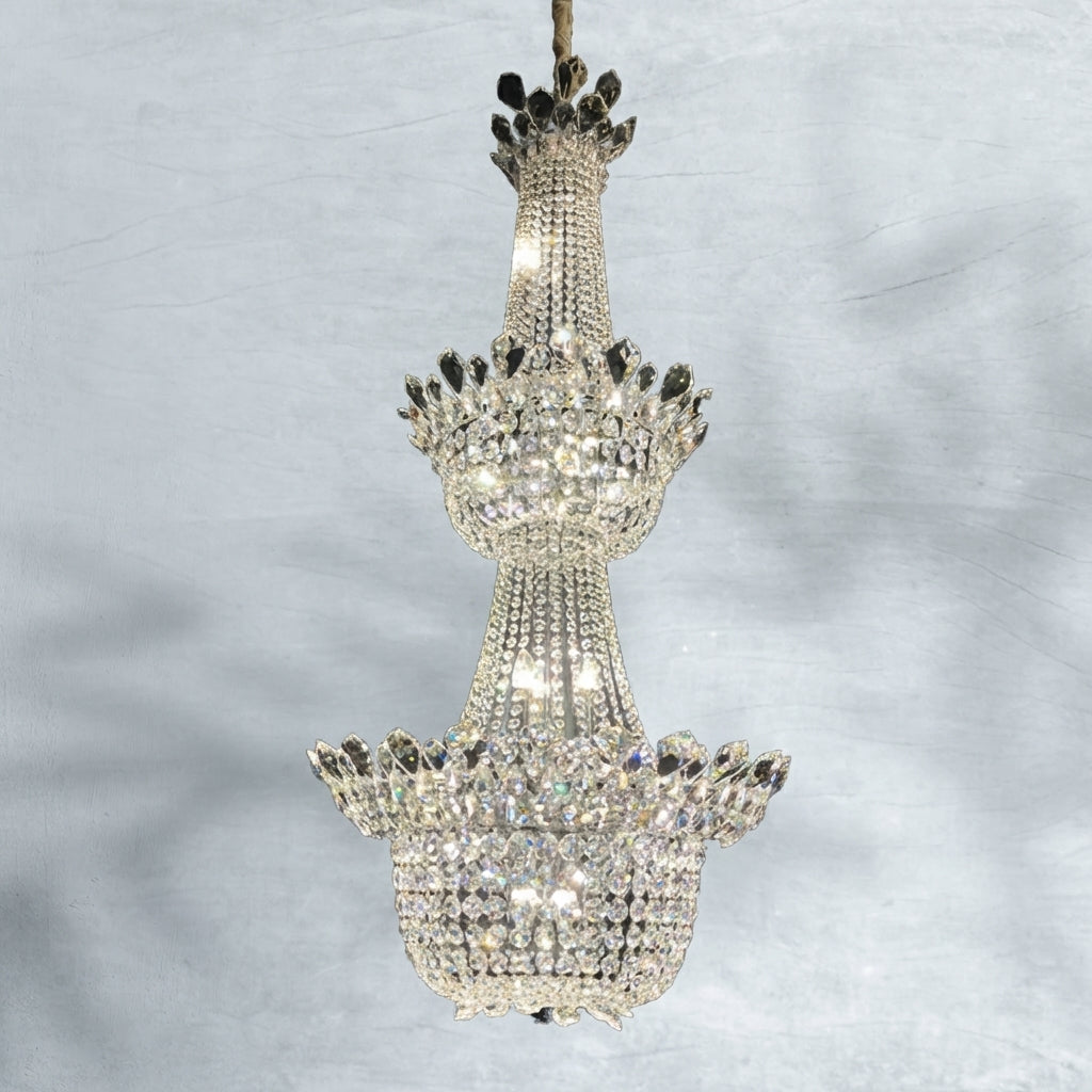 Luster Gaze Regal Branch Crystal Pendant Chandelier - Background Shot