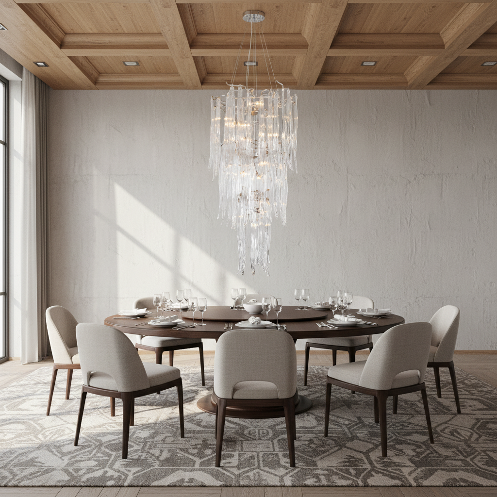 Luster Gaze Veridian Bloom Crystal Branch Chandelier - Background Shot