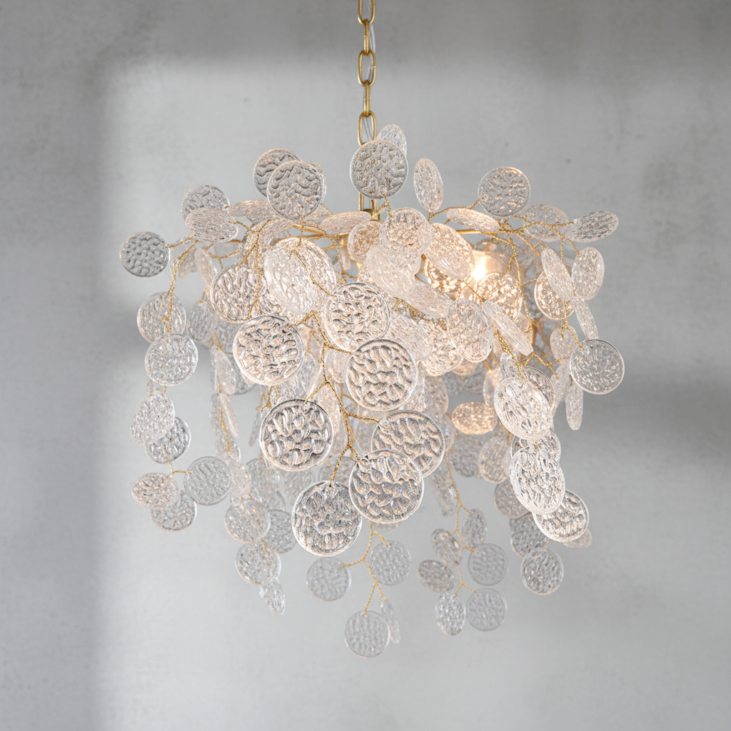 Luster Gaze Gilded Branch Crystal Chandelier - Background Shot