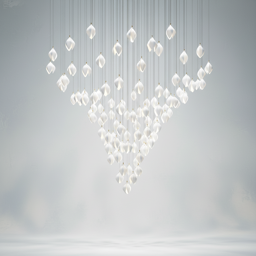 Luster Gaze Bloom Chandelier - Studio Shot
