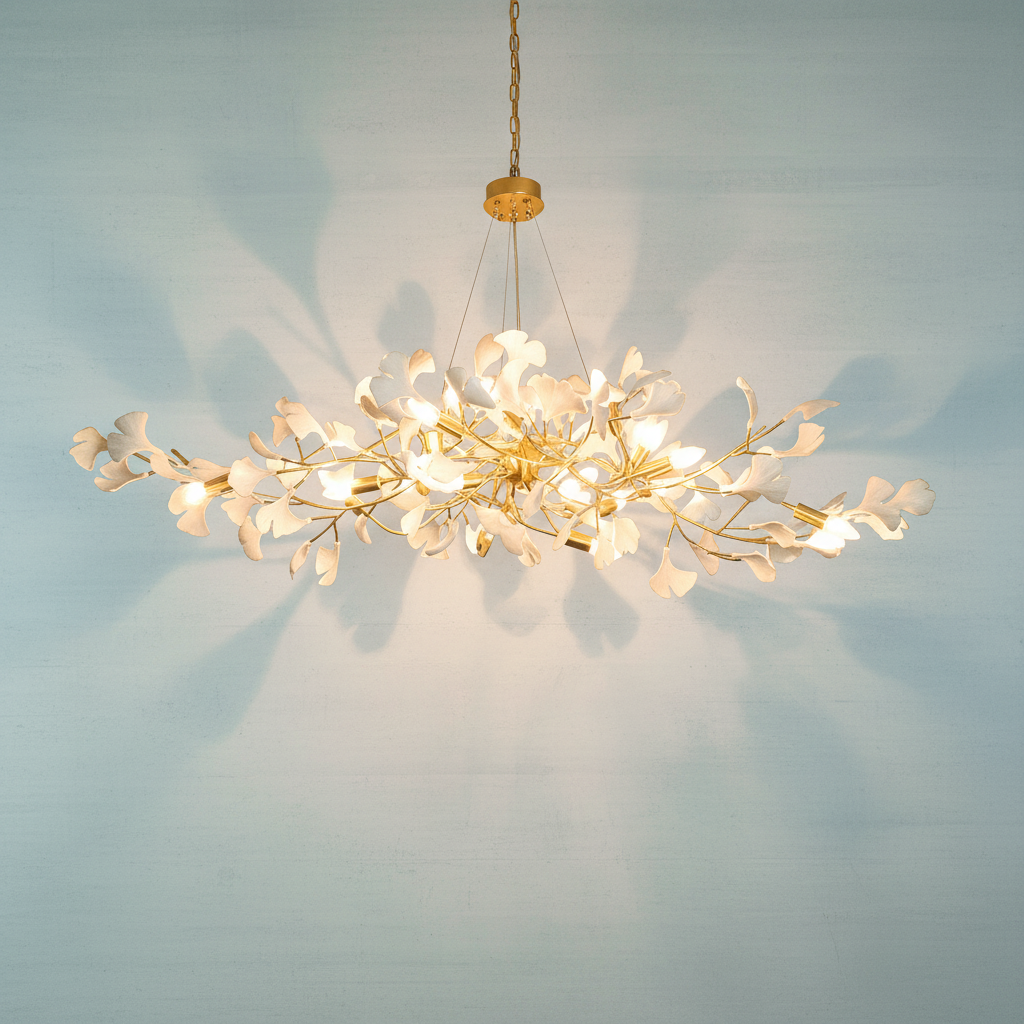 Luster Gaze Ginkgo C Branch Chandelier - Studio Shot
