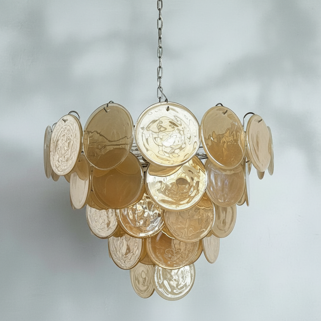 Luster Gaze Aurelian Bloom Murano Chandelier - Background Shot