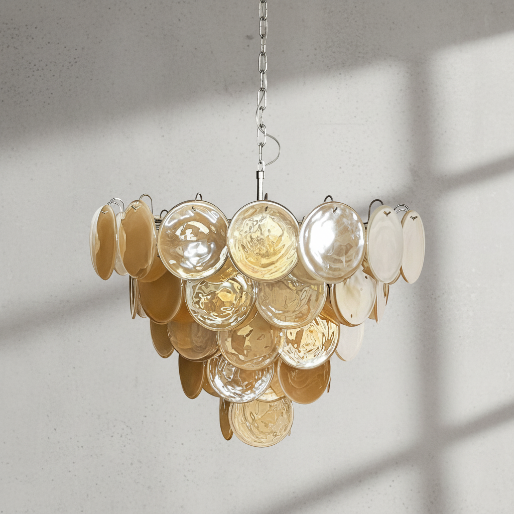 Luster Gaze Aurelian Bloom Murano Chandelier - Background Shot
