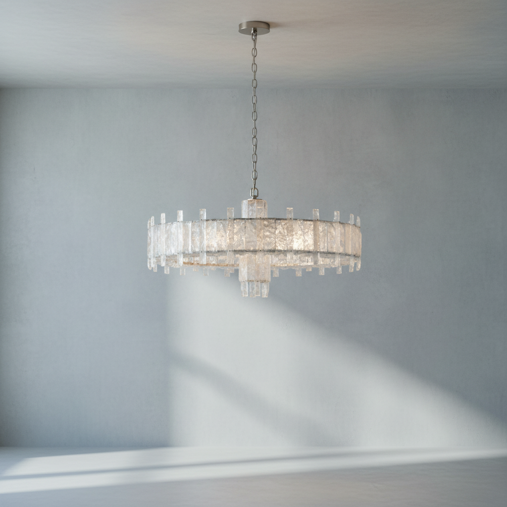 Luster Gaze Cosmic Cascade Chandelier - Background Shot