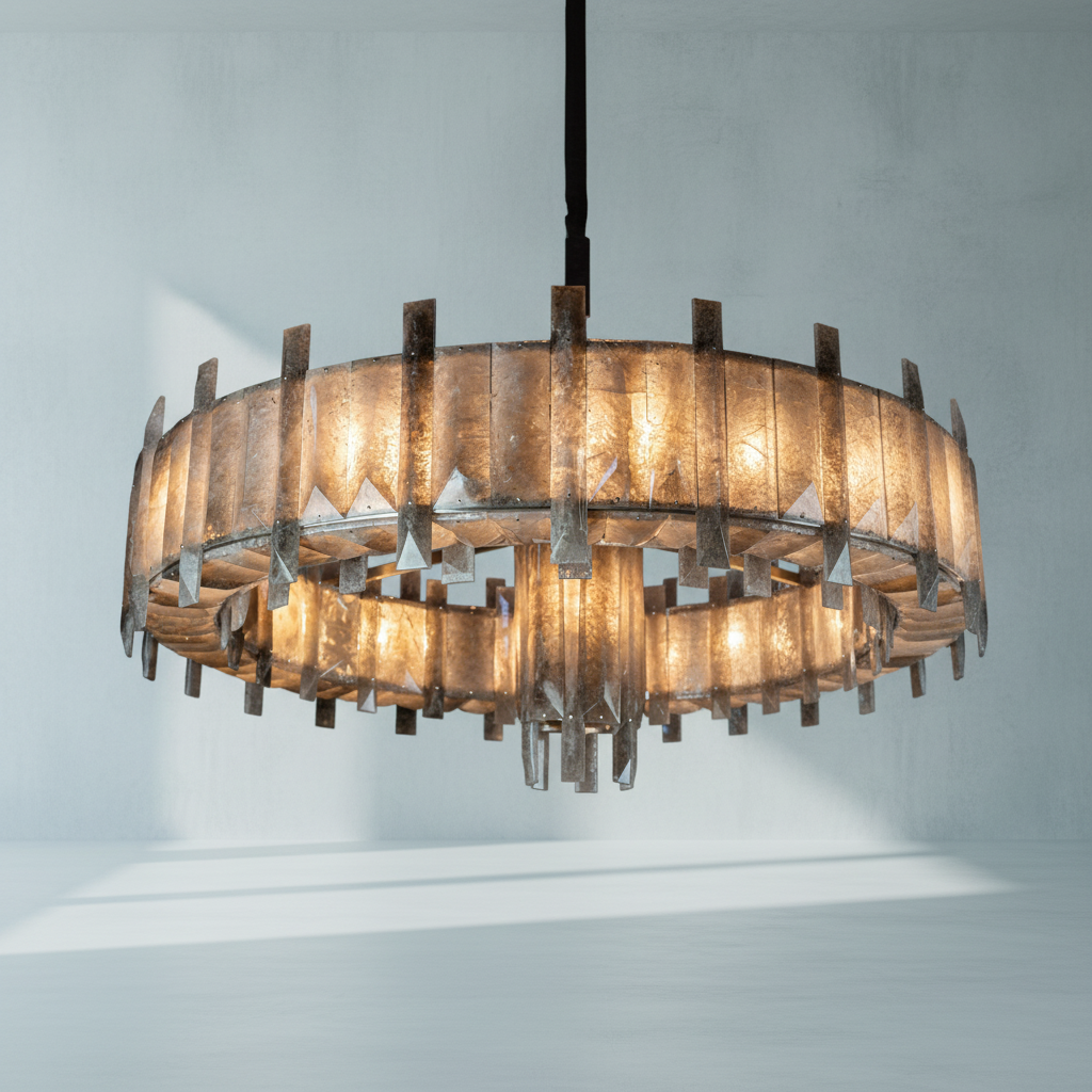 Luster Gaze Cosmic Cascade Chandelier - Background Shot