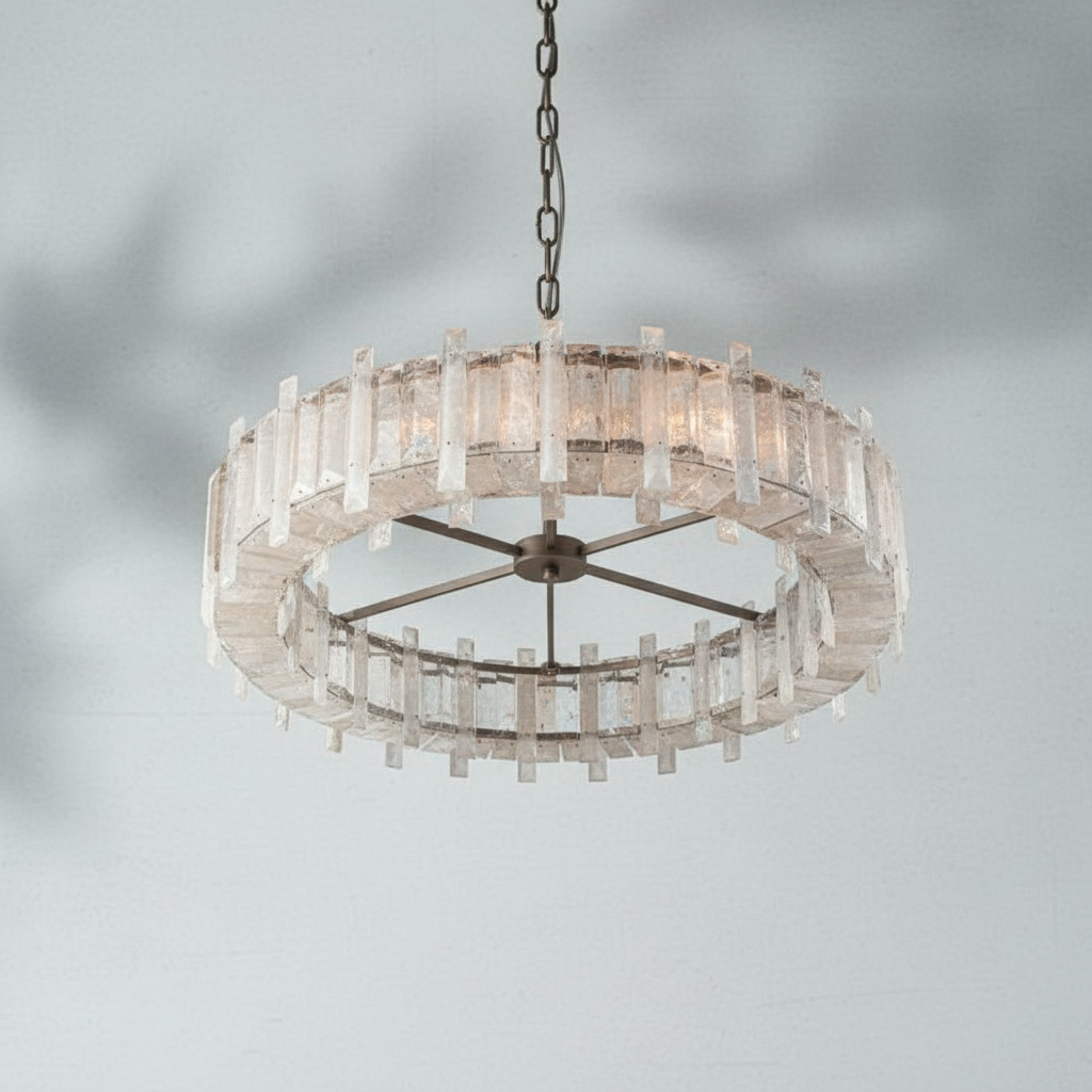 Luster Gaze Cosmic Cascade Chandelier - Background Shot