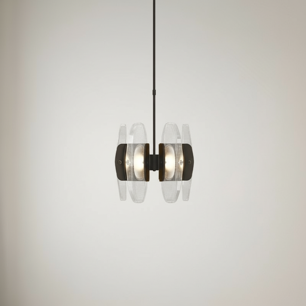 Luster Gaze Aute Led Round Chandelier 15″ - Studio Shot