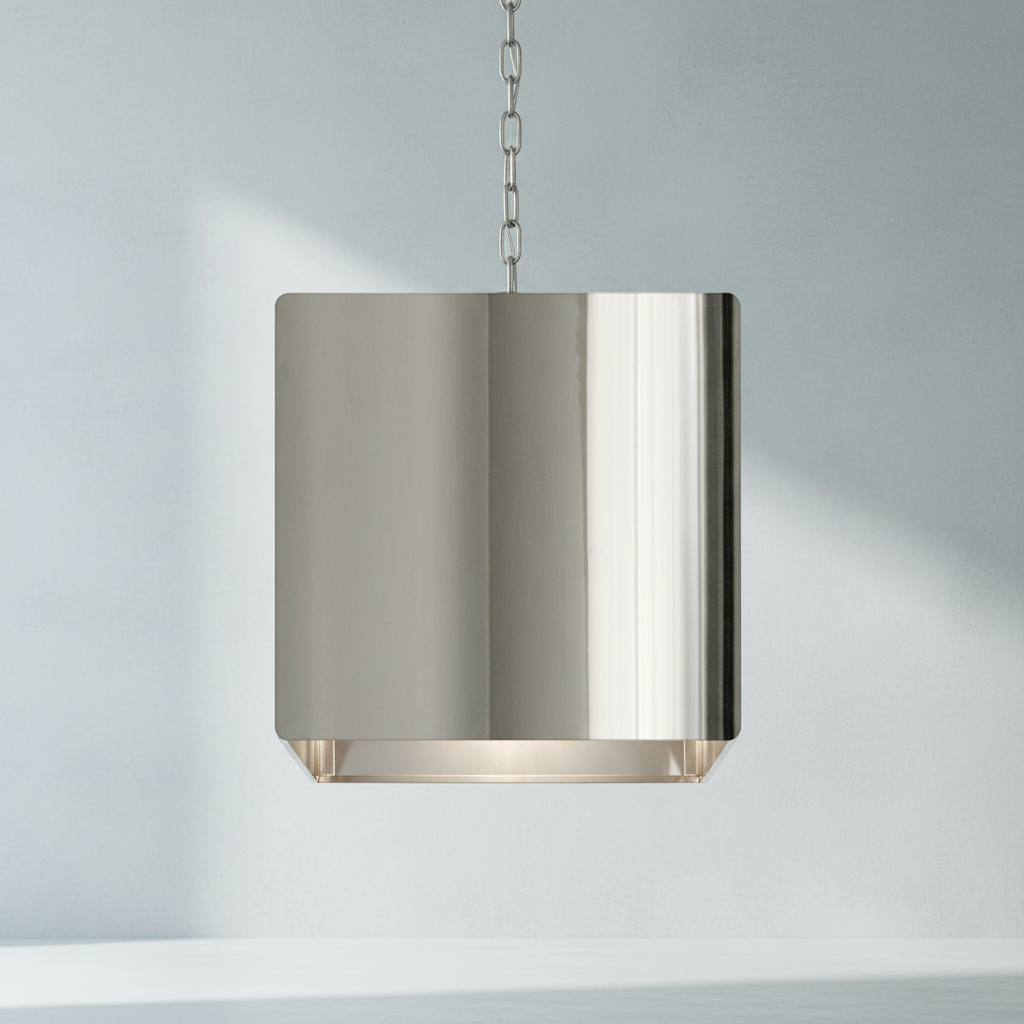 Luster Gaze Aura Weave Round LED Chandelier - Background Shot