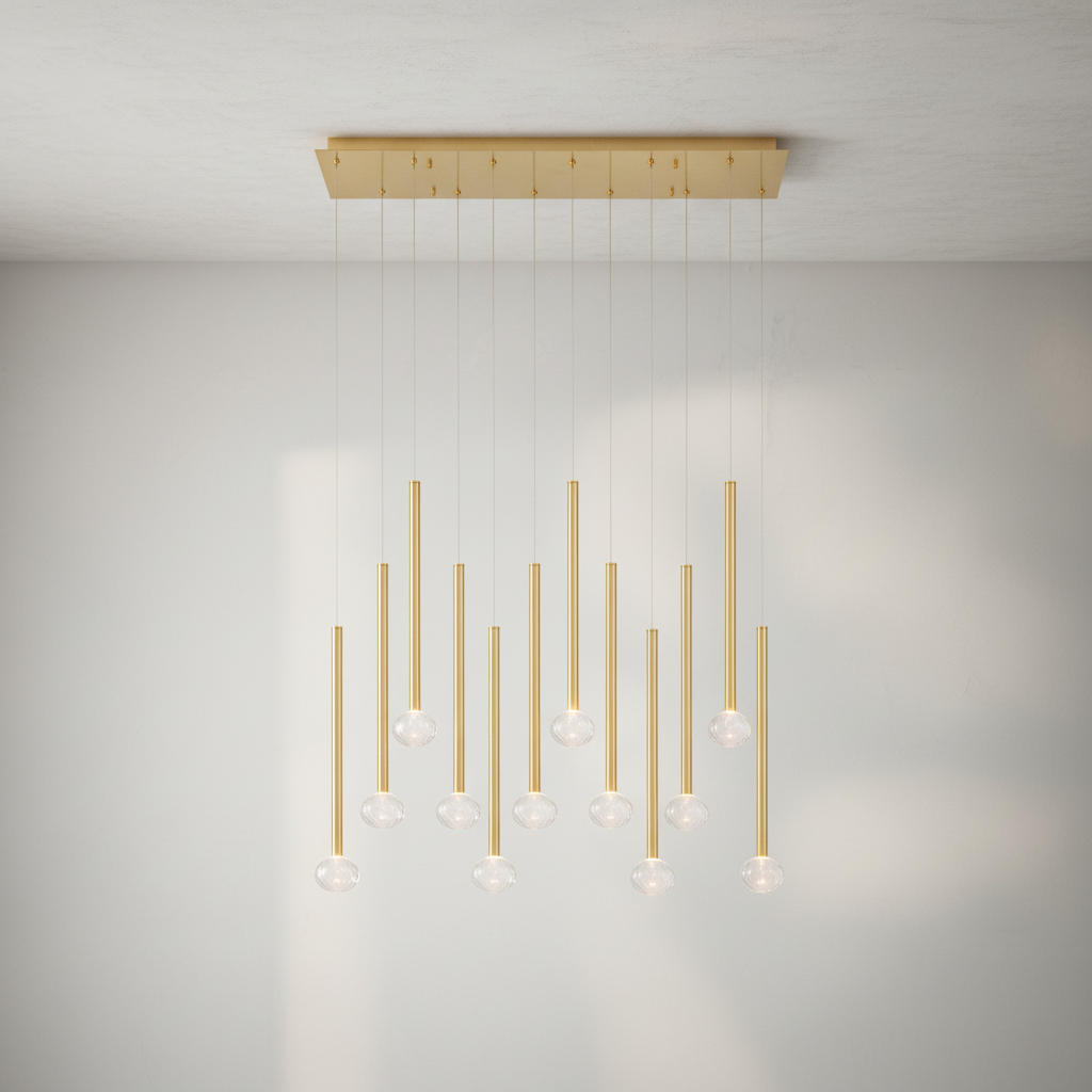 Luster Gaze Mamie Linear LED Chandelier - Studio Shot