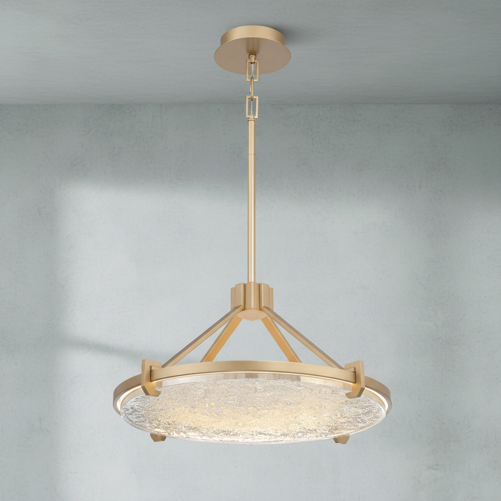 Luster Gaze Oceanic Radiance LED Chandelier - Background Shot