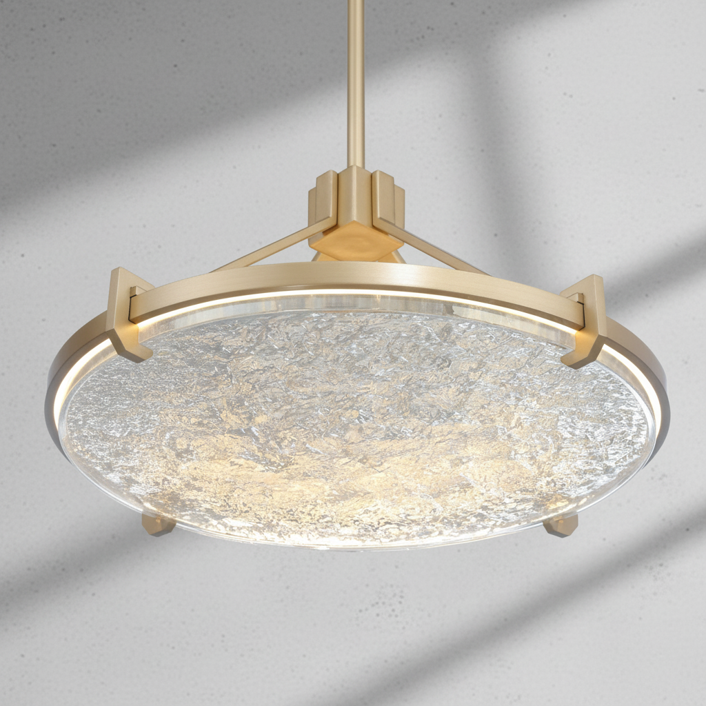 Luster Gaze Oceanic Radiance LED Chandelier - Background Shot