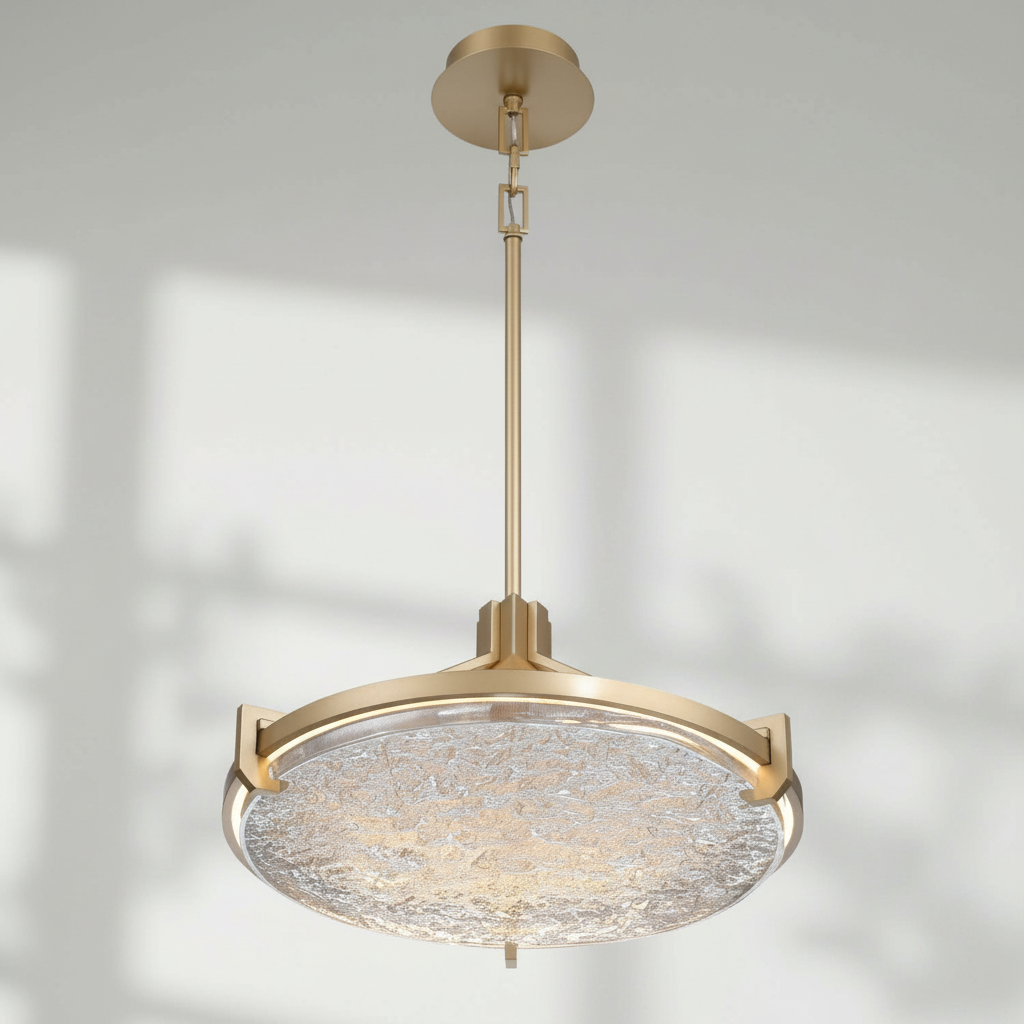 Luster Gaze Oceanic Radiance LED Chandelier - Background Shot